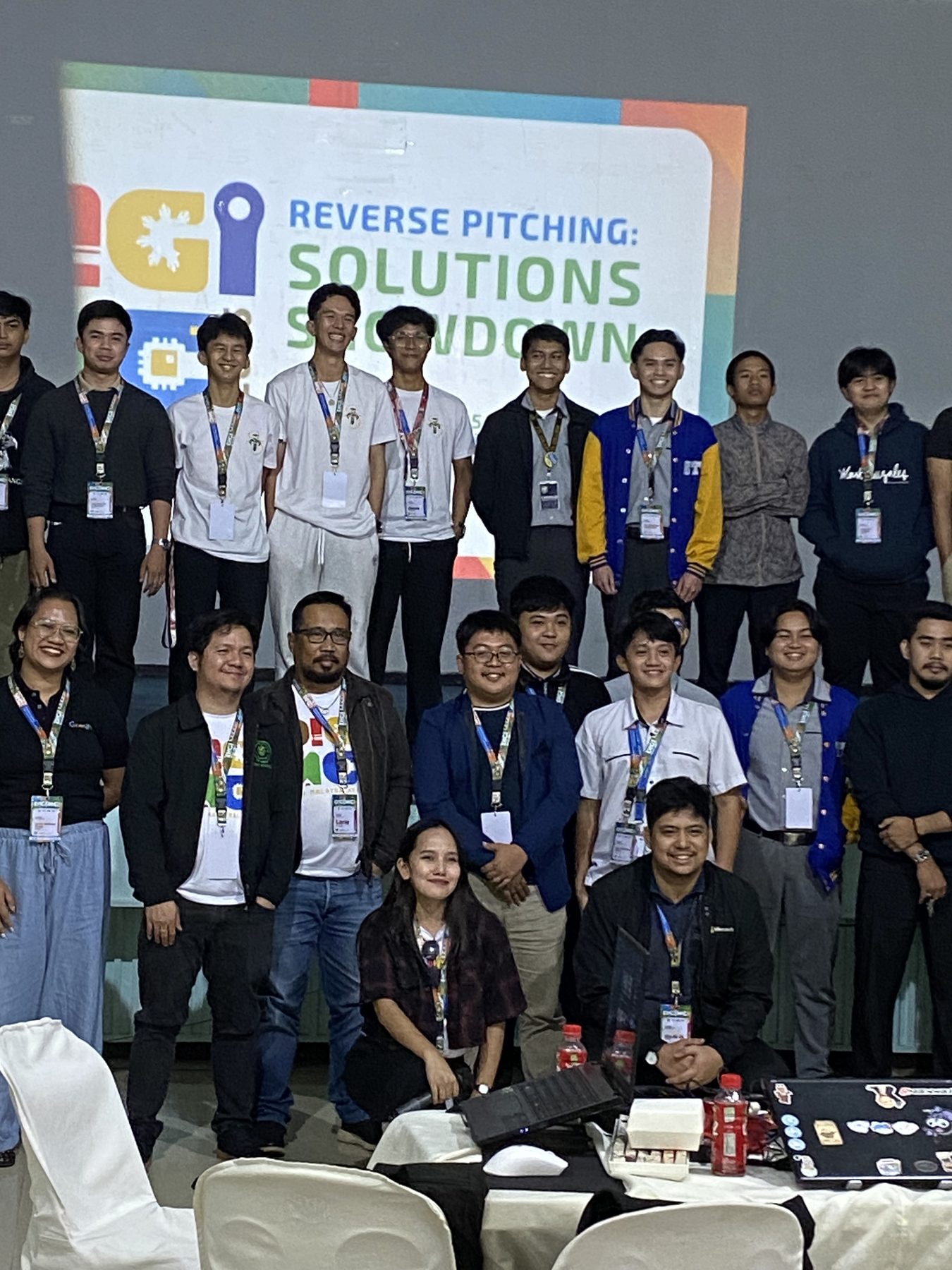 Group photo at the DIGIMC reverse pitching event